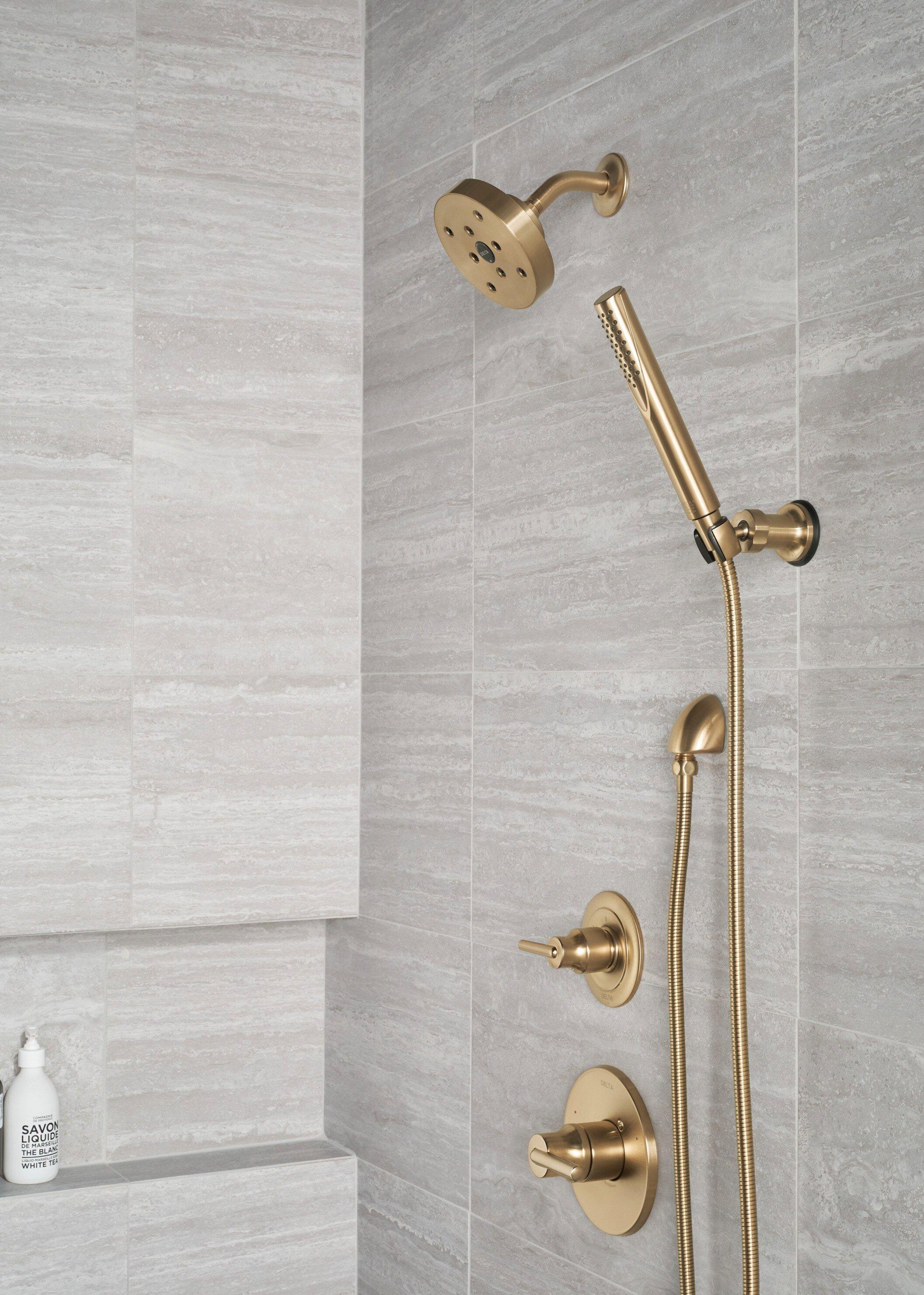 Delta Faucet Brilliance Champagne Bronze Single Handle Bathtub & Shower Faucet (Trim Only) 