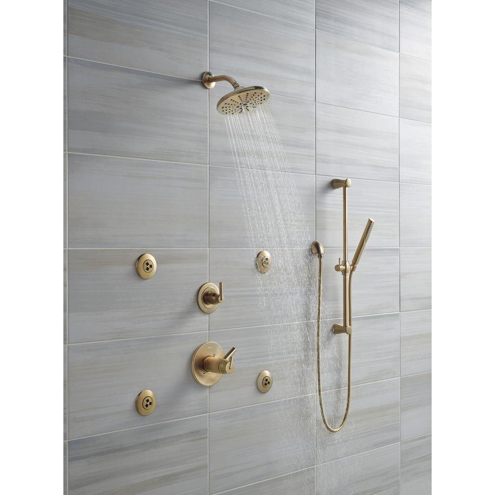 Delta Faucet Brilliance Champagne Bronze Single Handle Bathtub & Shower Faucet (Trim Only) 