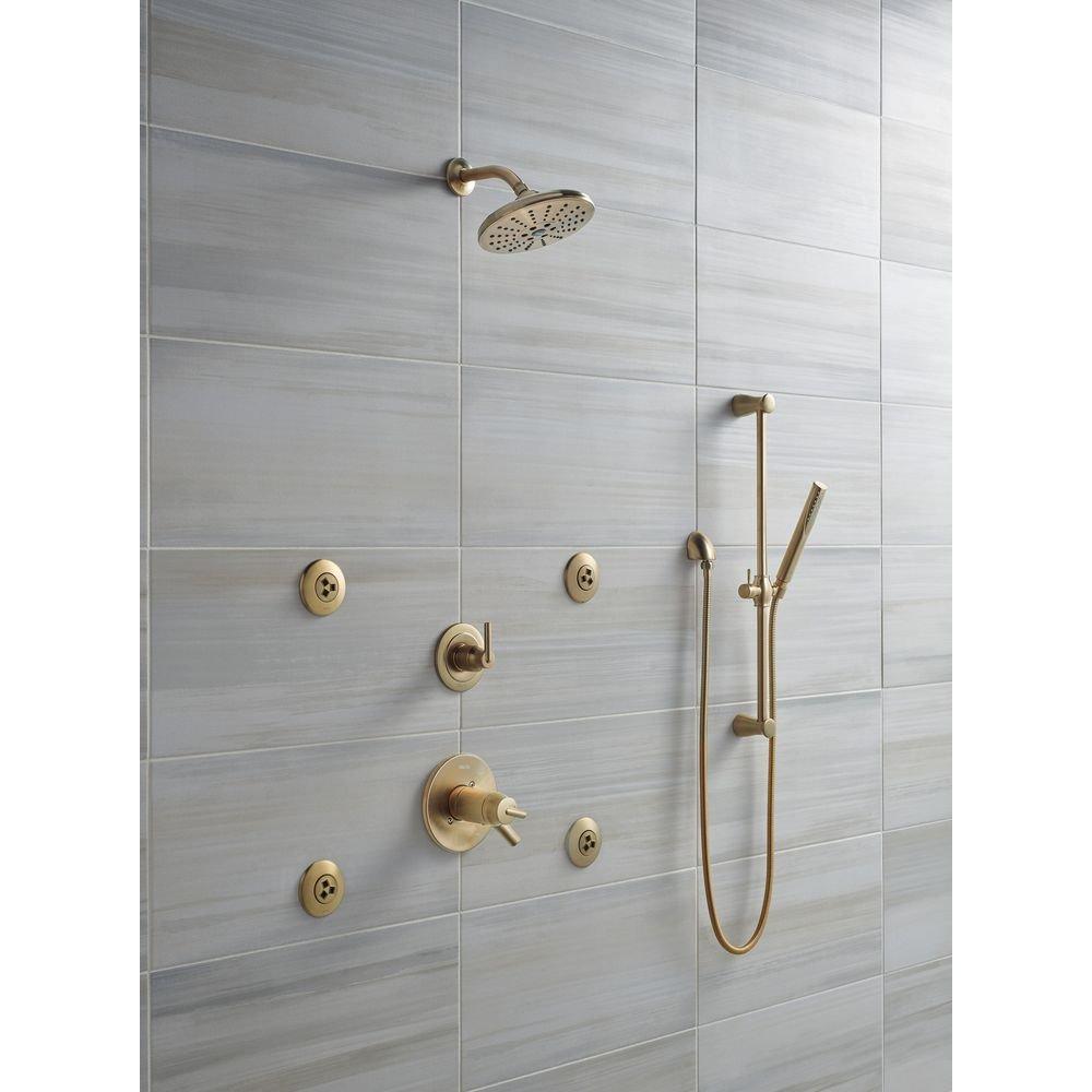 Delta Faucet Brilliance Champagne Bronze Single Handle Bathtub & Shower Faucet (Trim Only) 