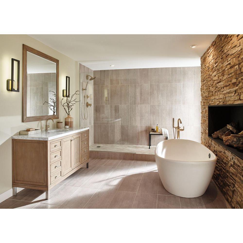 Delta Faucet Brilliance Champagne Bronze Single Handle Bathtub & Shower Faucet (Trim Only) 