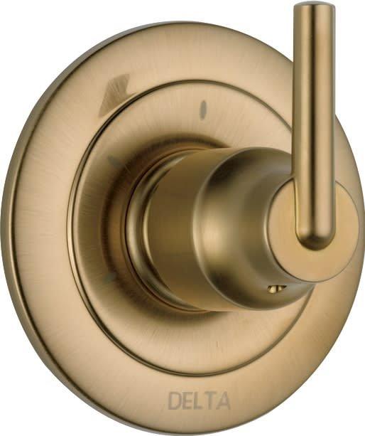Delta Faucet Brilliance Champagne Bronze Single Handle Bathtub & Shower Faucet (Trim Only) 