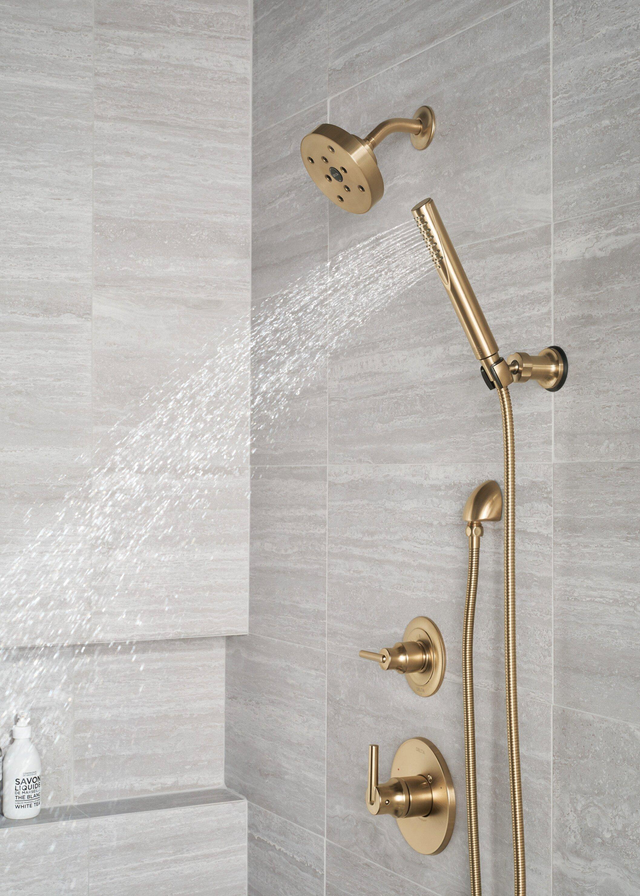 Delta Faucet Brilliance Champagne Bronze Single Handle Bathtub & Shower Faucet (Trim Only) 