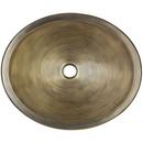 Linkasink Antique Bronze 18.5X15 OVAL BRZE SINK 