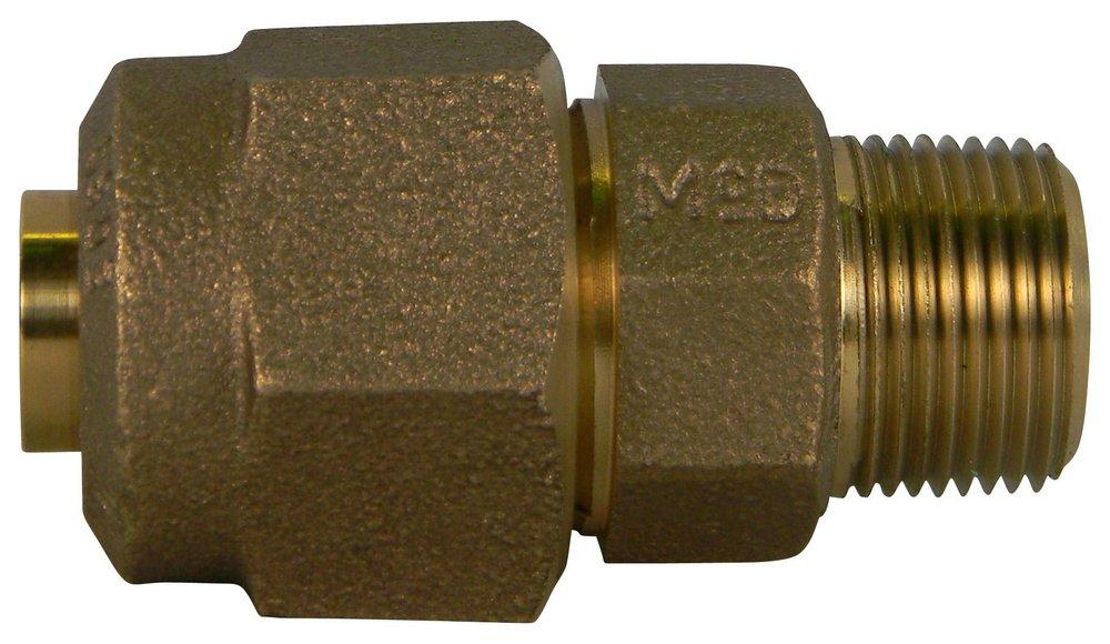 A.Y. McDonald Flare x MNPT Brass Coupling 