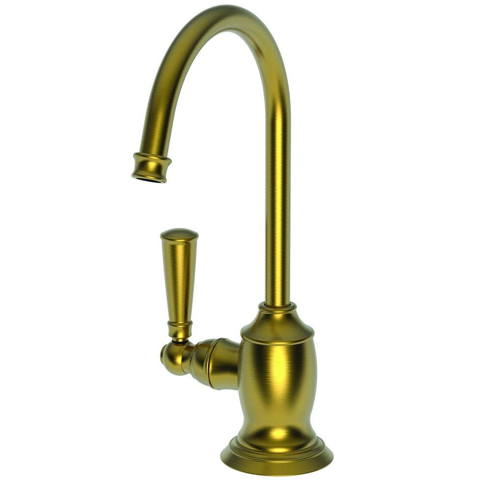 Newport Brass Satin Gold - PVD 1.5 gpm 1 Hole Deck Mount Hot Water Dispenser with Single Lever Handle 