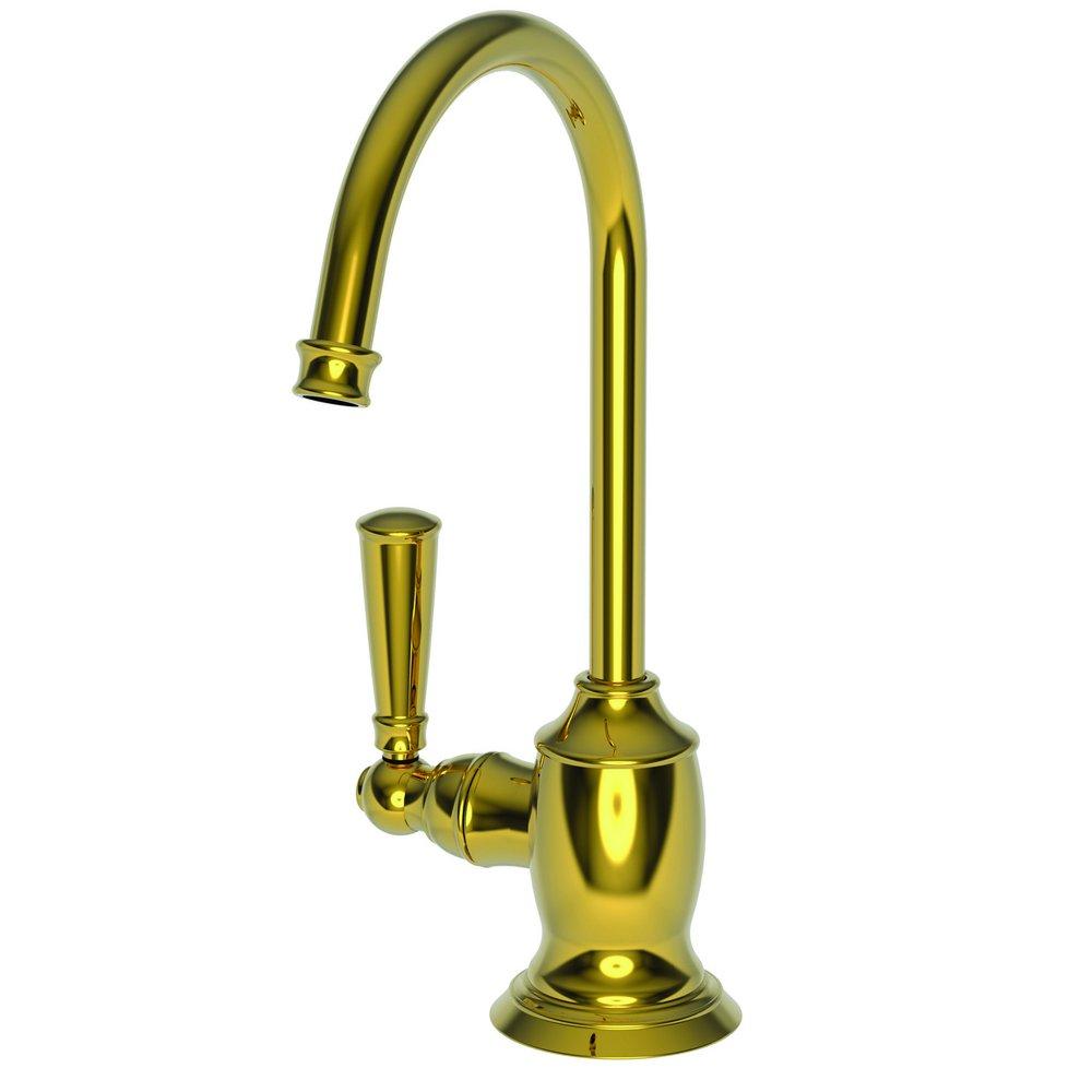 Newport Brass Forever Brass - PVD 1.5 gpm 1 Hole Deck Mount Hot Water Dispenser with Single Lever Handle 