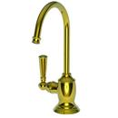 1.5 gpm 1 Hole Deck Mount Hot Water Dispenser with Single Lever Handle in Uncoated Polished Brass - Living