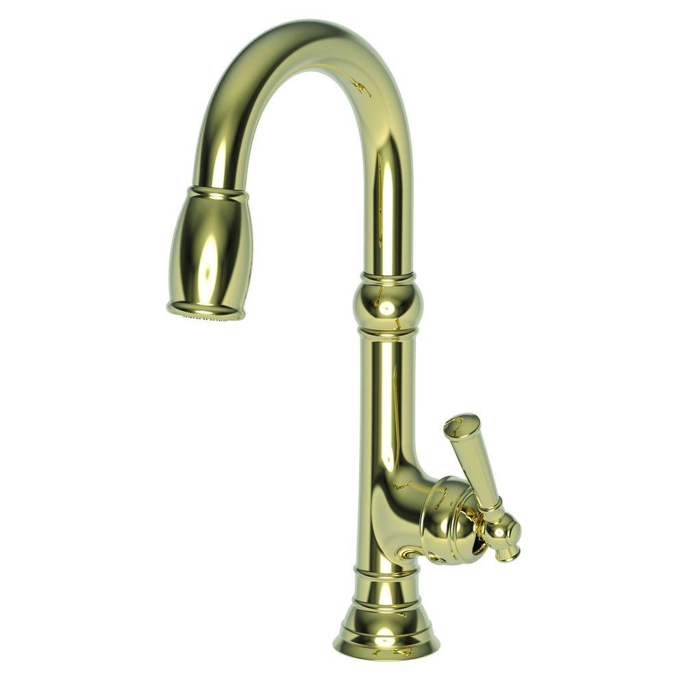 Newport Brass French Gold - PVD Single Lever Handle Bar Faucet 