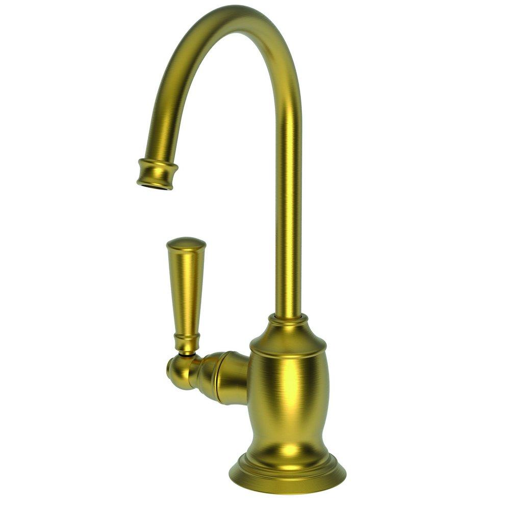 Newport Brass Satin Brass - PVD 1.5 gpm 1 Hole Deck Mount Hot Water Dispenser with Single Lever Handle 