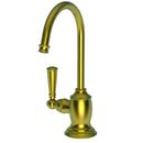 Newport Brass Satin Brass - PVD 1.5 gpm 1 Hole Deck Mount Hot Water Dispenser with Single Lever Handle 