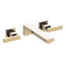 Newport Brass Antique Brass Two Handle Wall Mount and Widespread Bathroom Sink Faucet 