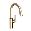 Newport Brass French Gold - PVD Single Handle Pull Down Kitchen Faucet 