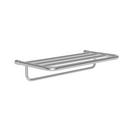 20 in. Hotel Shelf Frame with Towel Bar in Polished Chrome