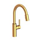 Newport Brass Satin Gold - PVD Pull Down Kitchen Faucet 