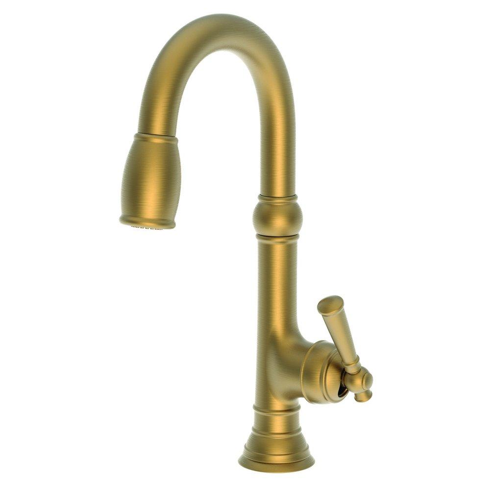 Newport Brass Satin Bronze - PVD Single Lever Handle Bar Faucet 