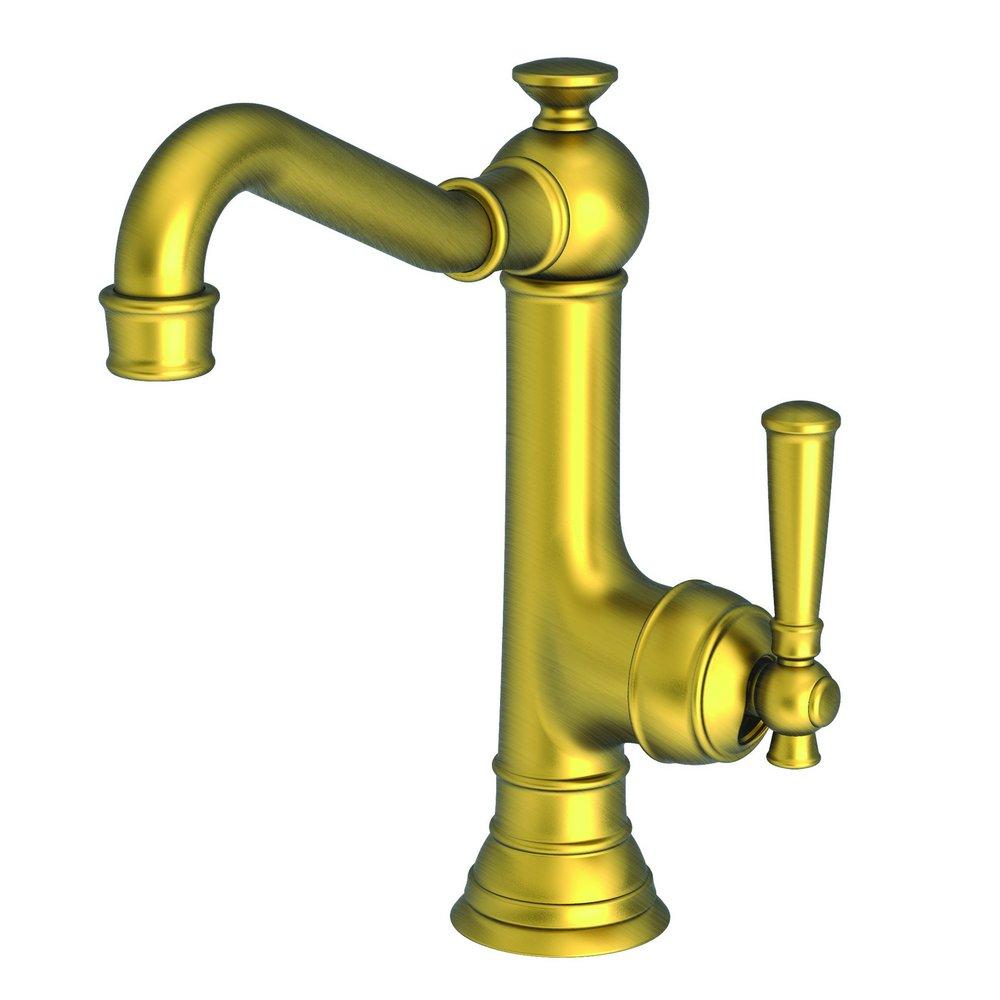 Newport Brass Antique Brass Single Handle Lever Bar Faucet 