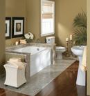 JACUZZI&reg; White 60 x 32 in. Acrylic Rectangle Drop-In or Skirted Bathtub with Left Drain 