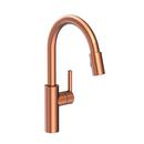 Newport Brass Antique Copper Pull Down Kitchen Faucet 