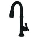 Newport Brass Flat Black Single Lever Handle Bar Faucet 