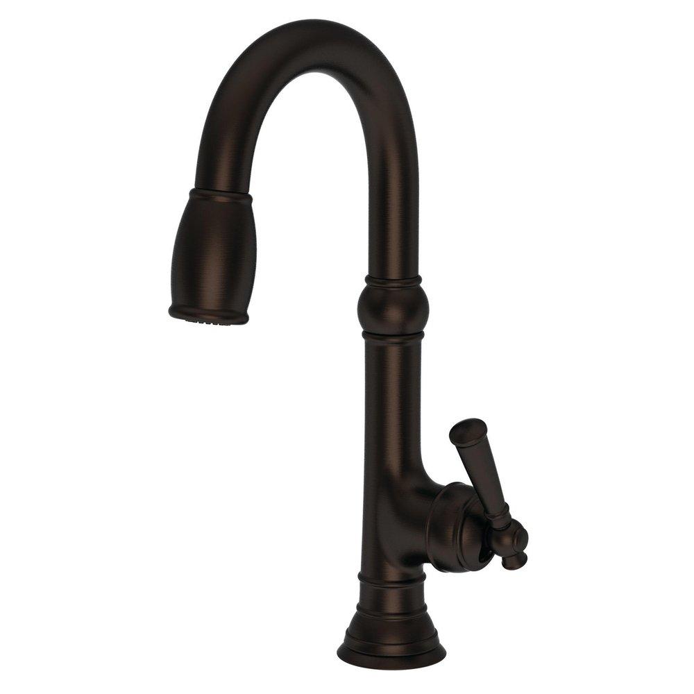 Newport Brass Weathered Copper - Living Single Lever Handle Bar Faucet 