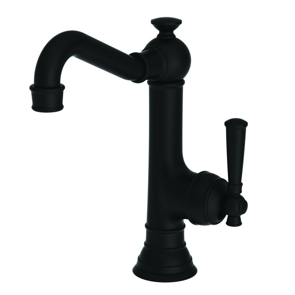 Newport Brass Flat Black Single Handle Lever Bar Faucet 