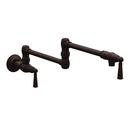 Newport Brass Venetian Bronze Two Handle Lever Handle Pot Filler 