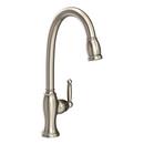 Newport Brass Antique Nickel Single Handle Pull Down Kitchen Faucet 