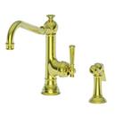 Single Handle Kitchen Faucet in Forever Brass - PVD