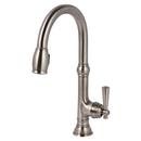 Newport Brass Antique Nickel Single Handle Pull Down Kitchen Faucet 