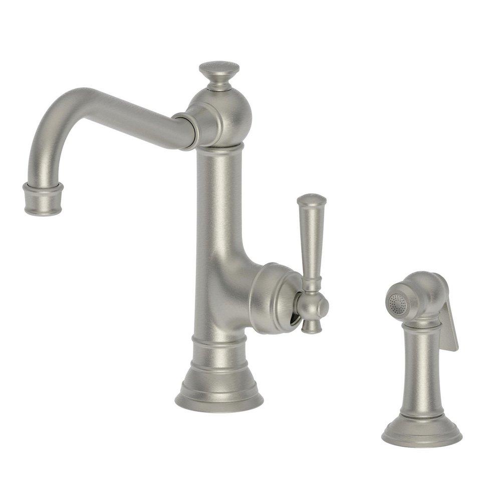 Newport Brass Gun Metal Single Handle Kitchen Faucet 
