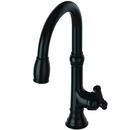 Newport Brass Gloss Black Pull Down Kitchen Faucet 