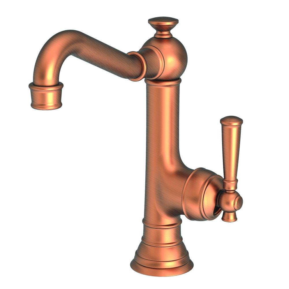 Newport Brass Antique Copper Single Handle Lever Bar Faucet 