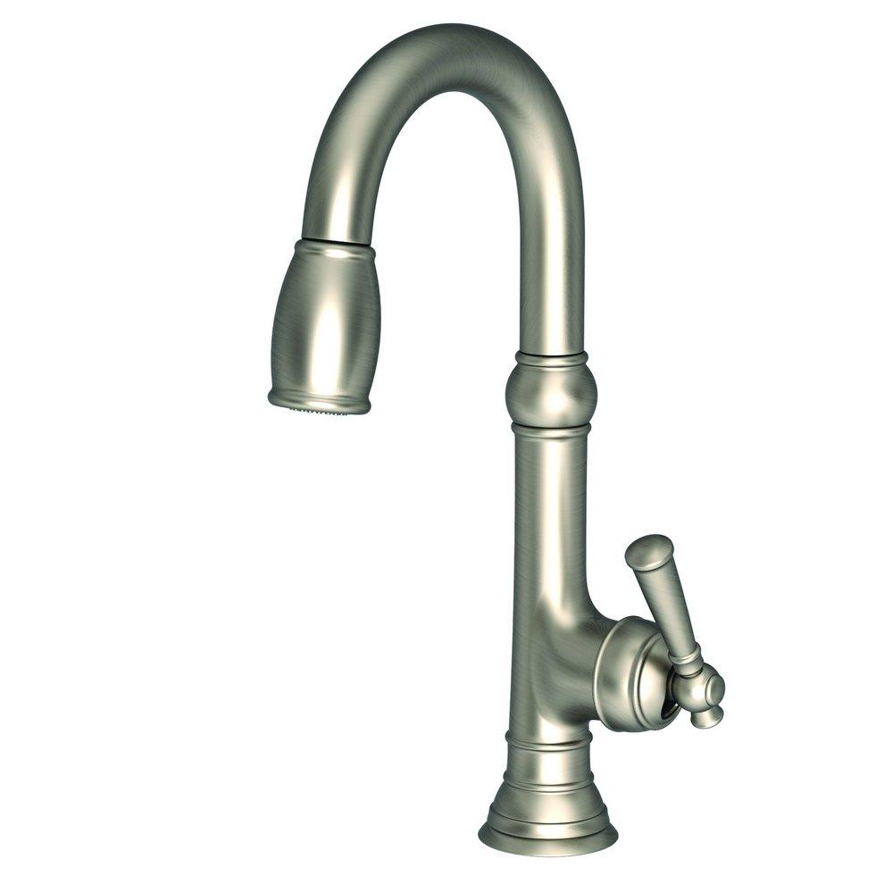 Newport Brass Antique Nickel Single Lever Handle Bar Faucet 