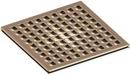 Newport Brass Antique Brass Brass, Stainless Steel Shower Drain Grid 