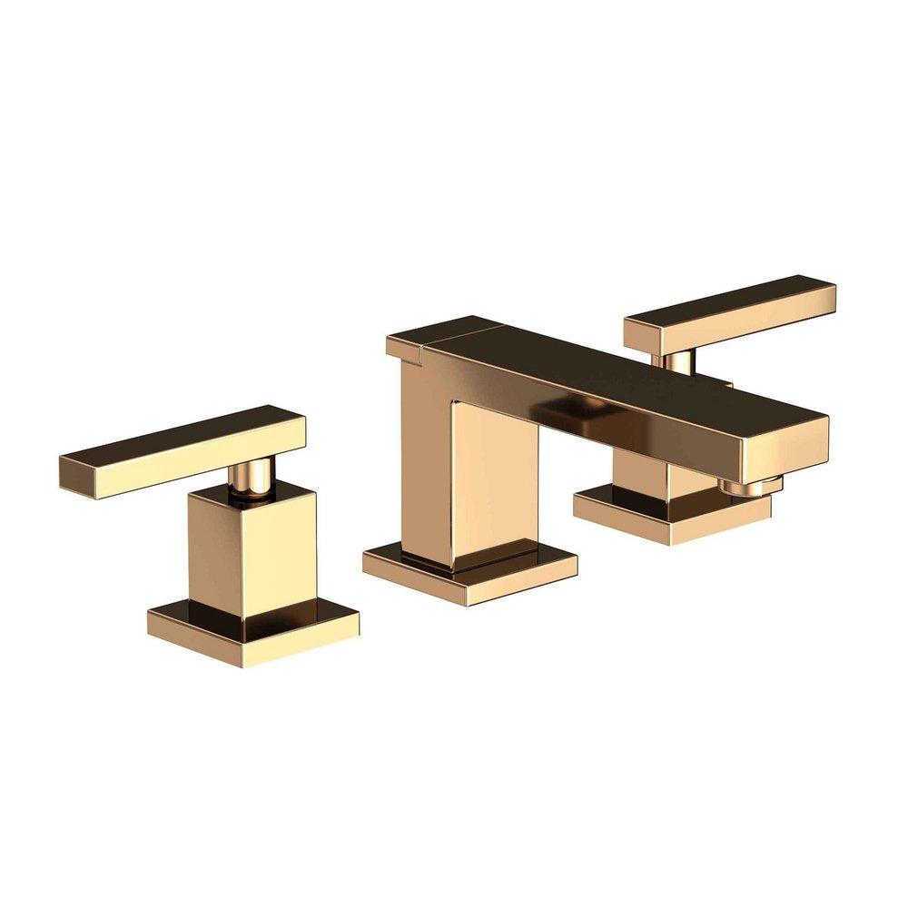 Newport Brass French Gold - PVD Two Handle Bathroom Sink Faucet 