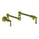 Newport Brass Satin Brass - PVD Two Handle Lever Handle Pot Filler 