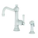 Newport Brass White Single Handle Kitchen Faucet 