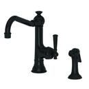 Newport Brass Gloss Black Single Handle Kitchen Faucet 