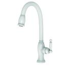 Newport Brass White Single Handle Pull Down Kitchen Faucet 
