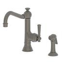 Single Handle Kitchen Faucet in Weathered Brass