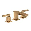 Widespread Bathroom Sink Faucet in Uncoated Polished Brass - Living