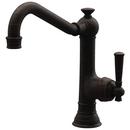 1-Hole Swivel Kitchen Faucet with Single Lever Handle in Venetian Bronze