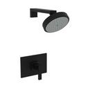 One Handle Single Function Shower Faucet in Flat Black (Trim Only)