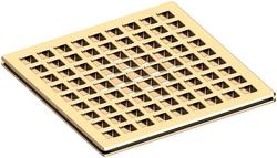 4 in. Shower Drain Strainer in French Gold