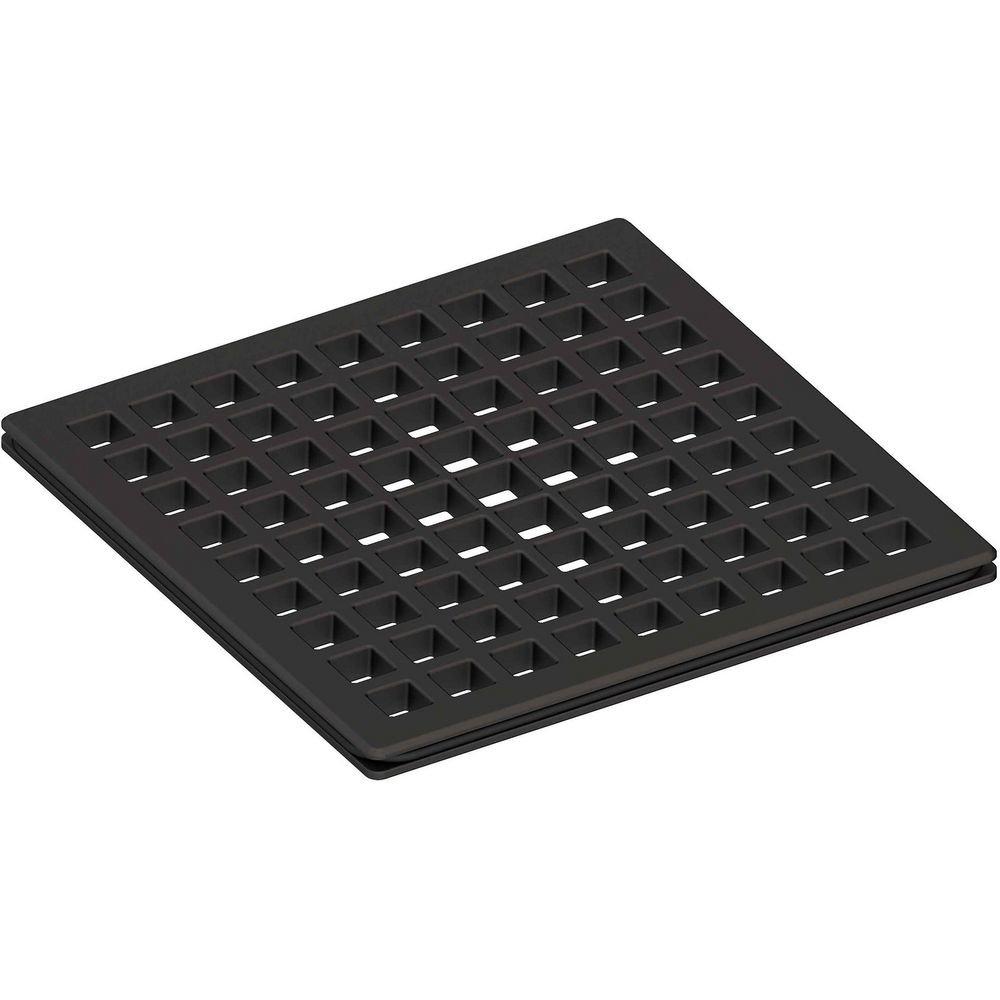 Newport Brass Flat Black Brass, Stainless Steel Shower Drain Grid 