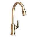 Newport Brass French Gold - PVD Single Handle Pull Down Kitchen Faucet 