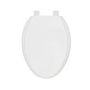 Elongated Slow Close Toilet Seat with Easy Clean White