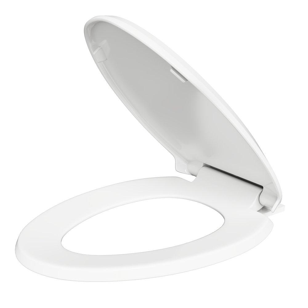 PROFLO® White Elongated Closed Front Toilet Seat 