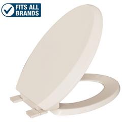 Elongated Slow Close Toilet Seat with Easy Clean Biscuit