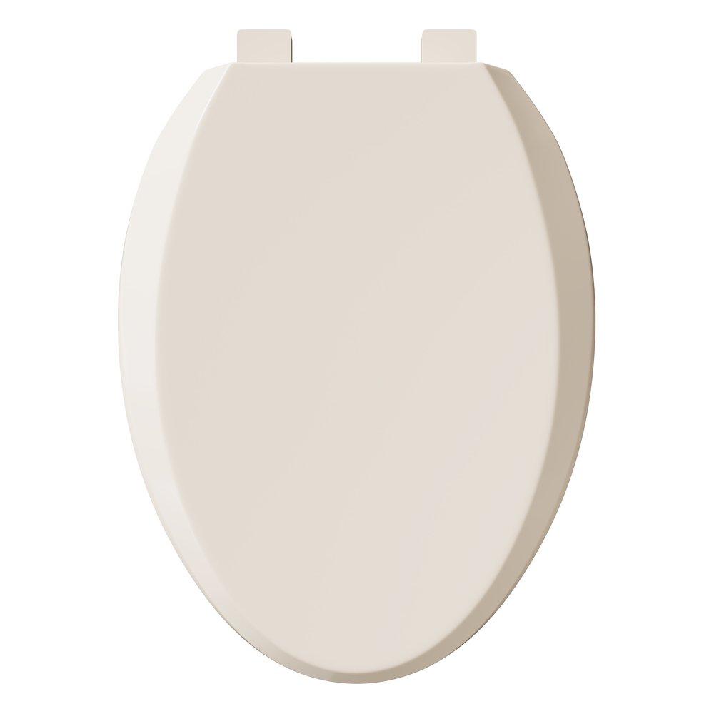 PROFLO&reg; Biscuit Elongated Closed Front Toilet Seat 